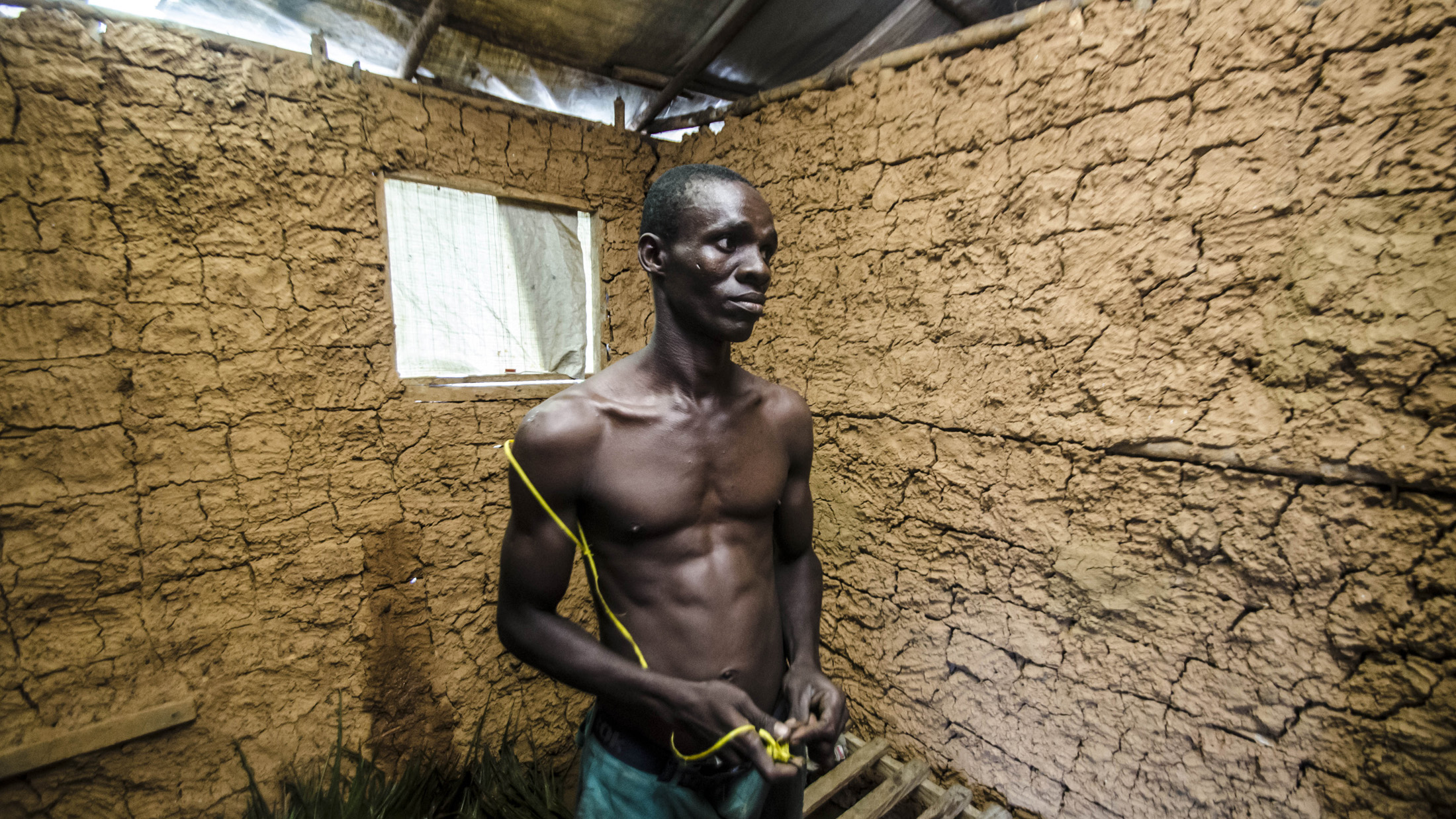 Refugees from Cote d'Ivoire living in PTP Camp, east Liberia The