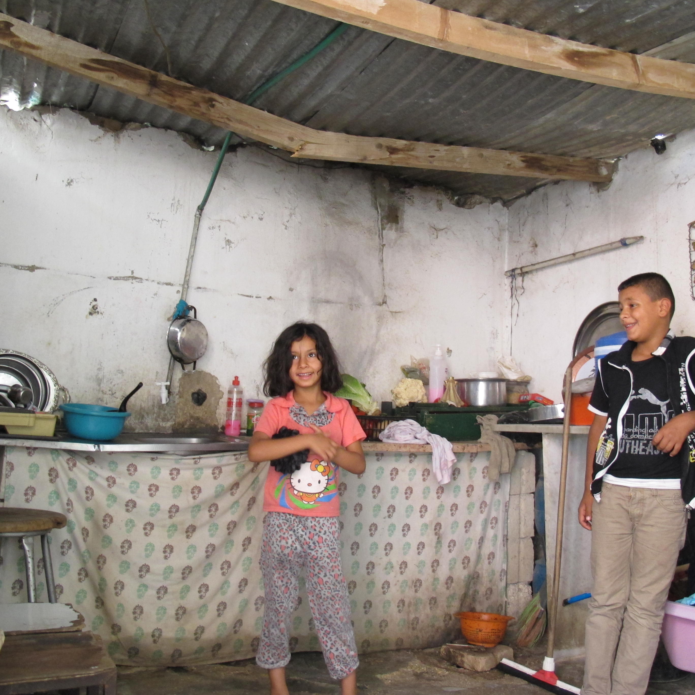 As Syrian refugees in Jordan get millions of dollars of assistance, poor Jordanians are often struggling without assistance. Here, the kitchen of a family in northern Mafraq governorate 