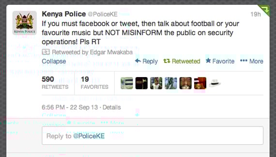 Setting the record straight, on twitter Tweet for the #westgate story