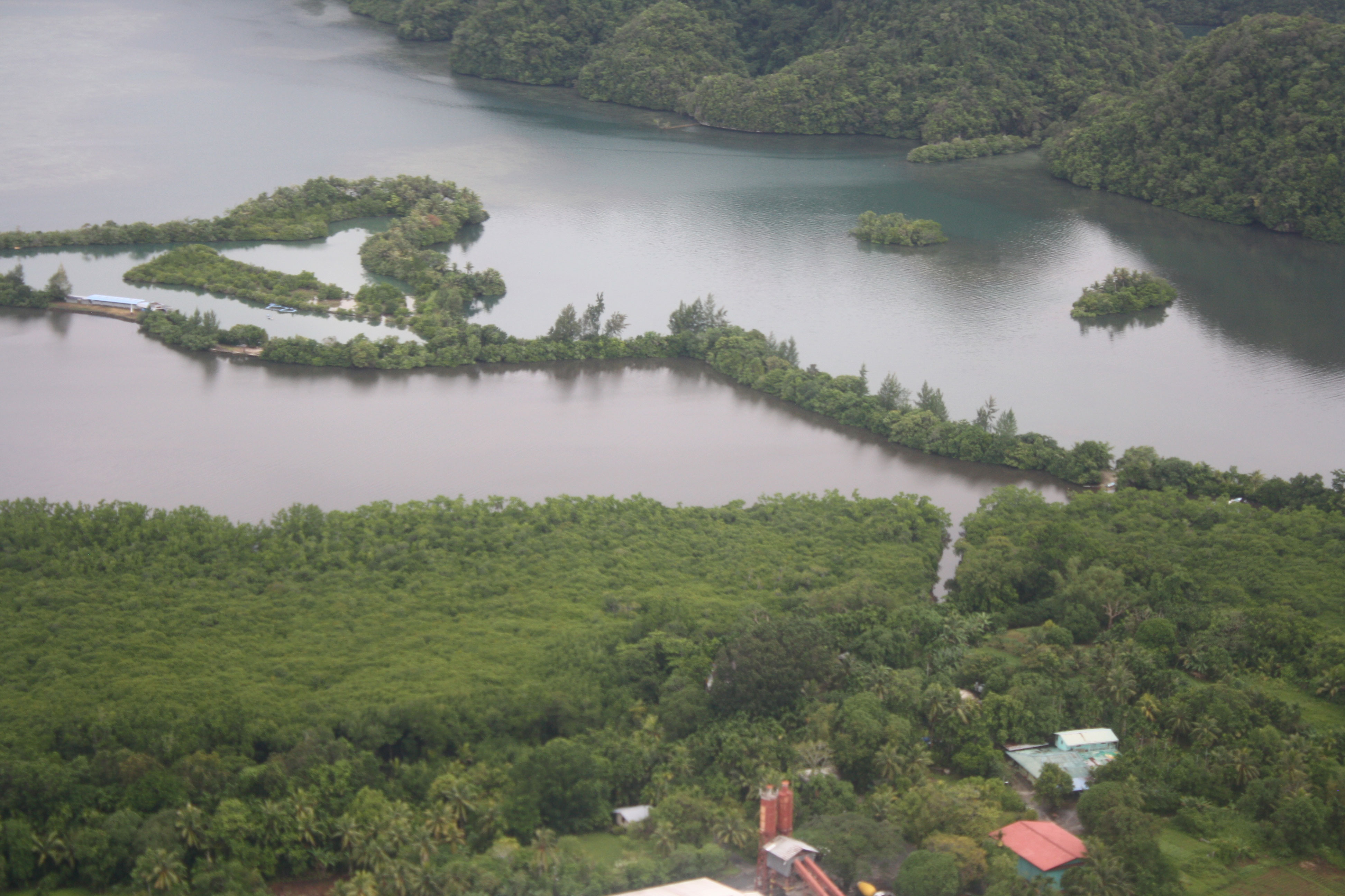 Many of Palau's more than 500 islands are less than a metre above the Pacific Ocean