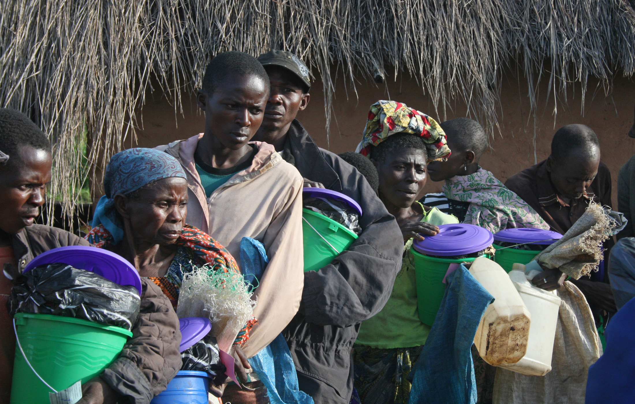 Displaced people in DRC’s Katanga province