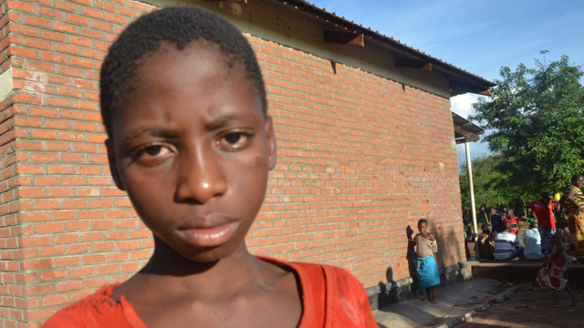 Malawi Floods 2015. Eve, 9, survived by clinging to a tree for 4 days