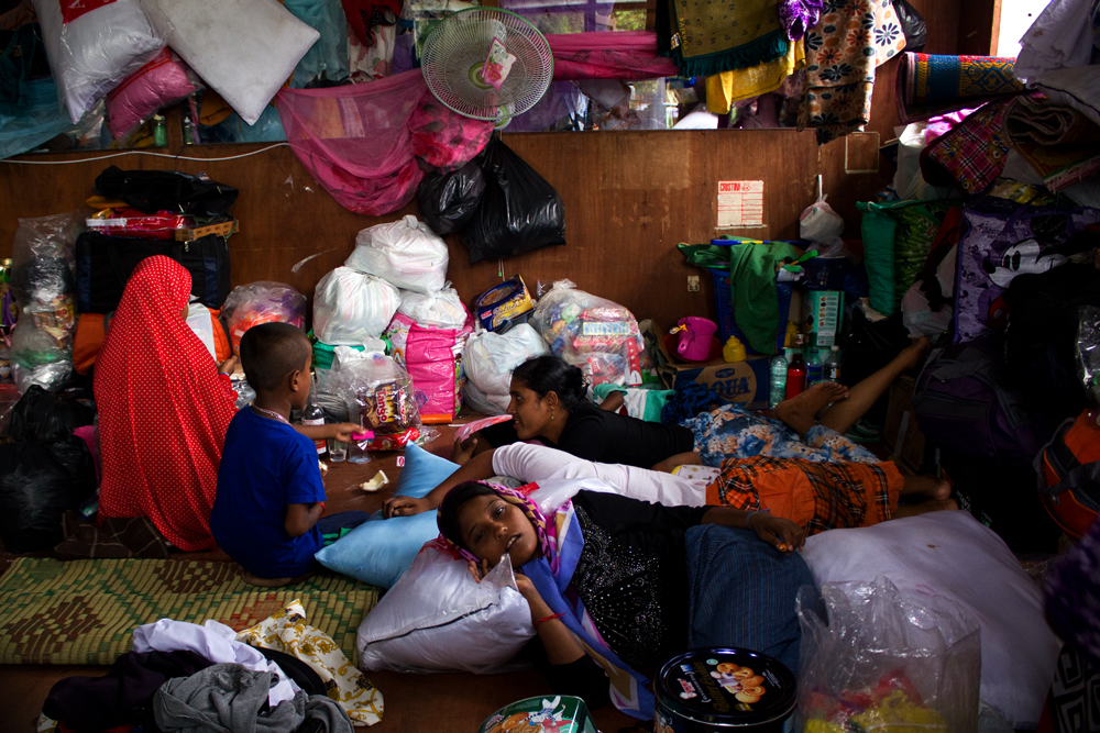 Rohingya refugees in Bayeun Camp, East Aceh, Indonesia, 8 June 2015