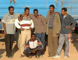 [Ethiopia] Eritrean refugees who arrived in the border town of Shiraro in Ethiopia