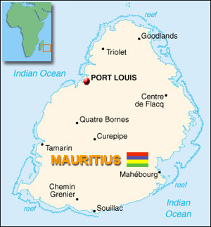 Map of Mauritius