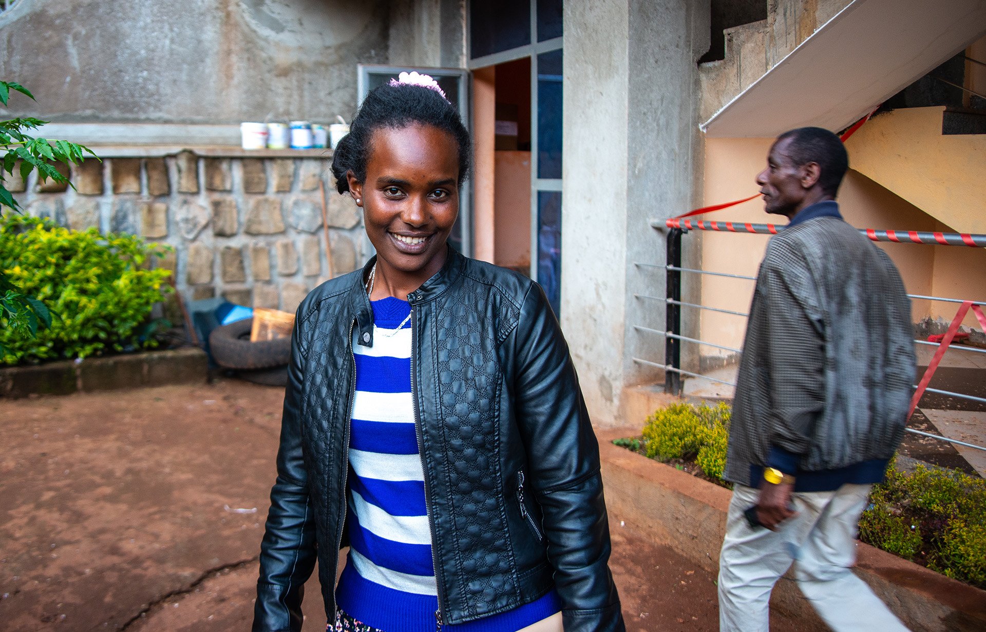 Imnet Irba, a 25 year old recent school graduate, leads monthly peace trainings in churches and schools in Gedeo zone.