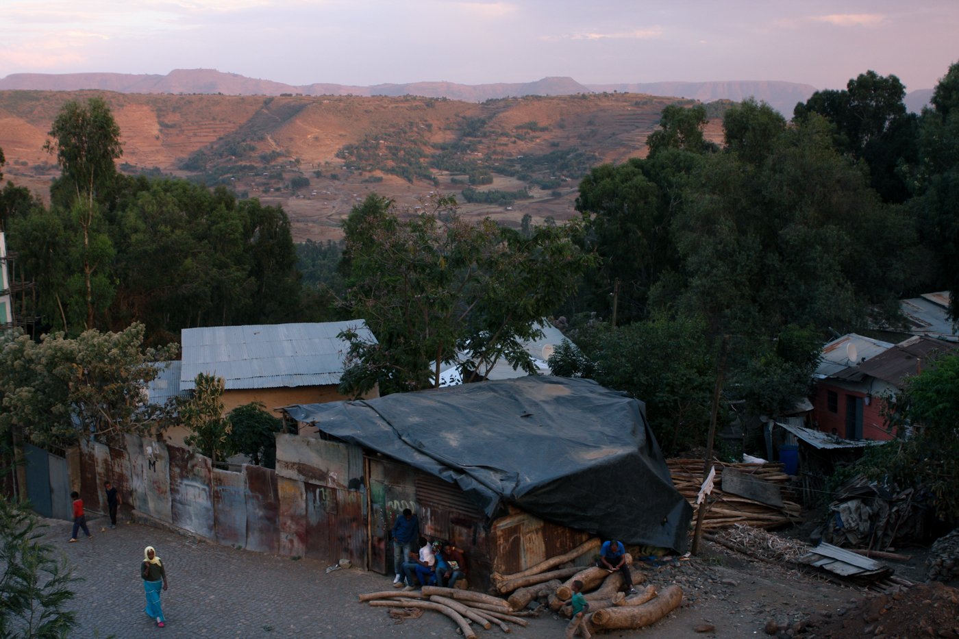 Outskirts of the city of Gondar, in the northern Ethiopian Amhara region