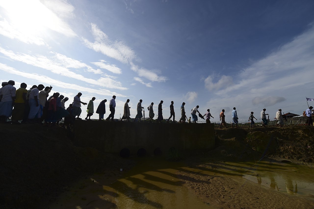 Photo of Rohingya refugees in Bangladesh