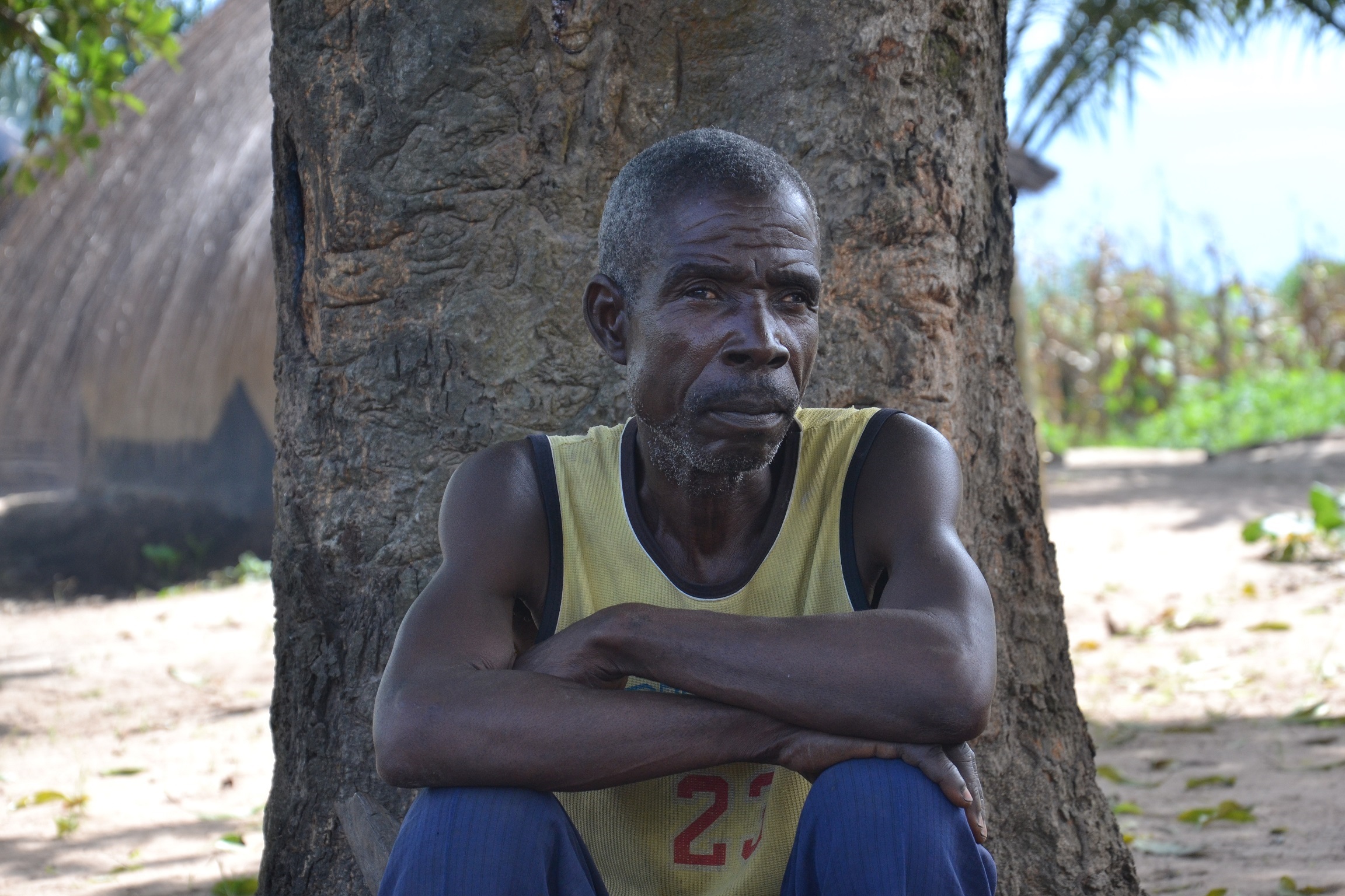 Village chief close up in Katanga, DRC