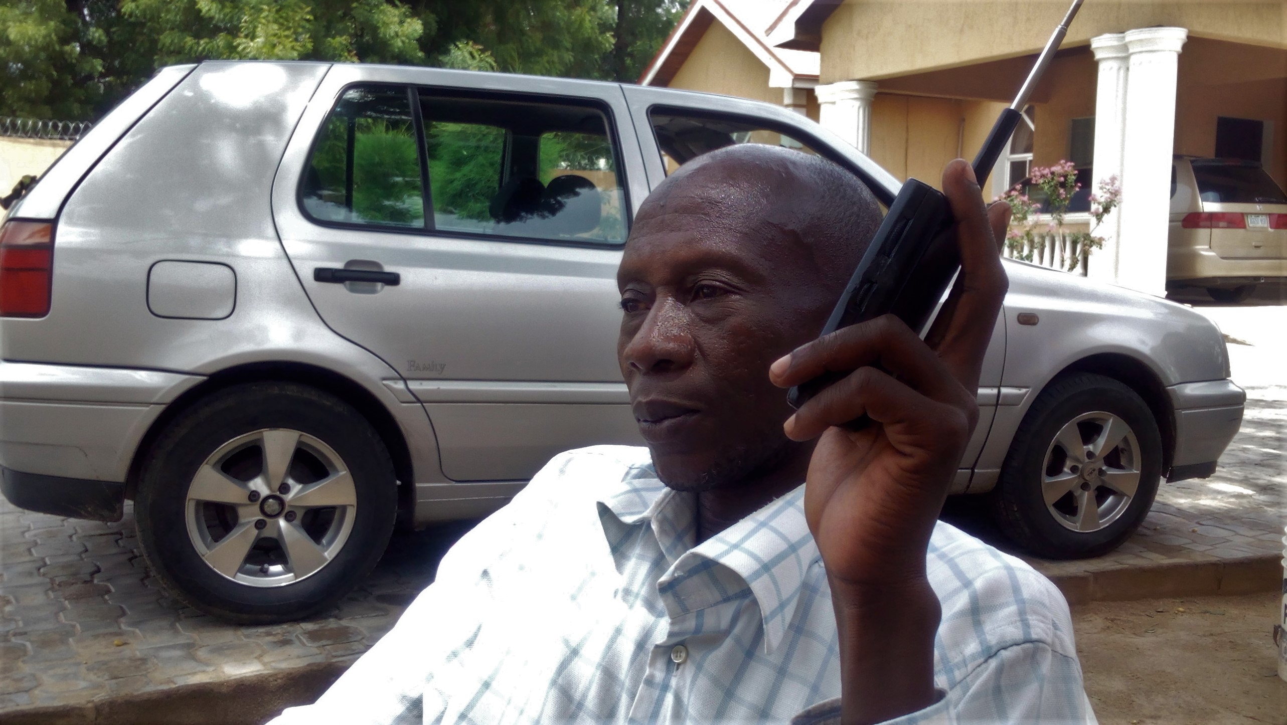 A radio Dandal Kura listener in Maiduguri