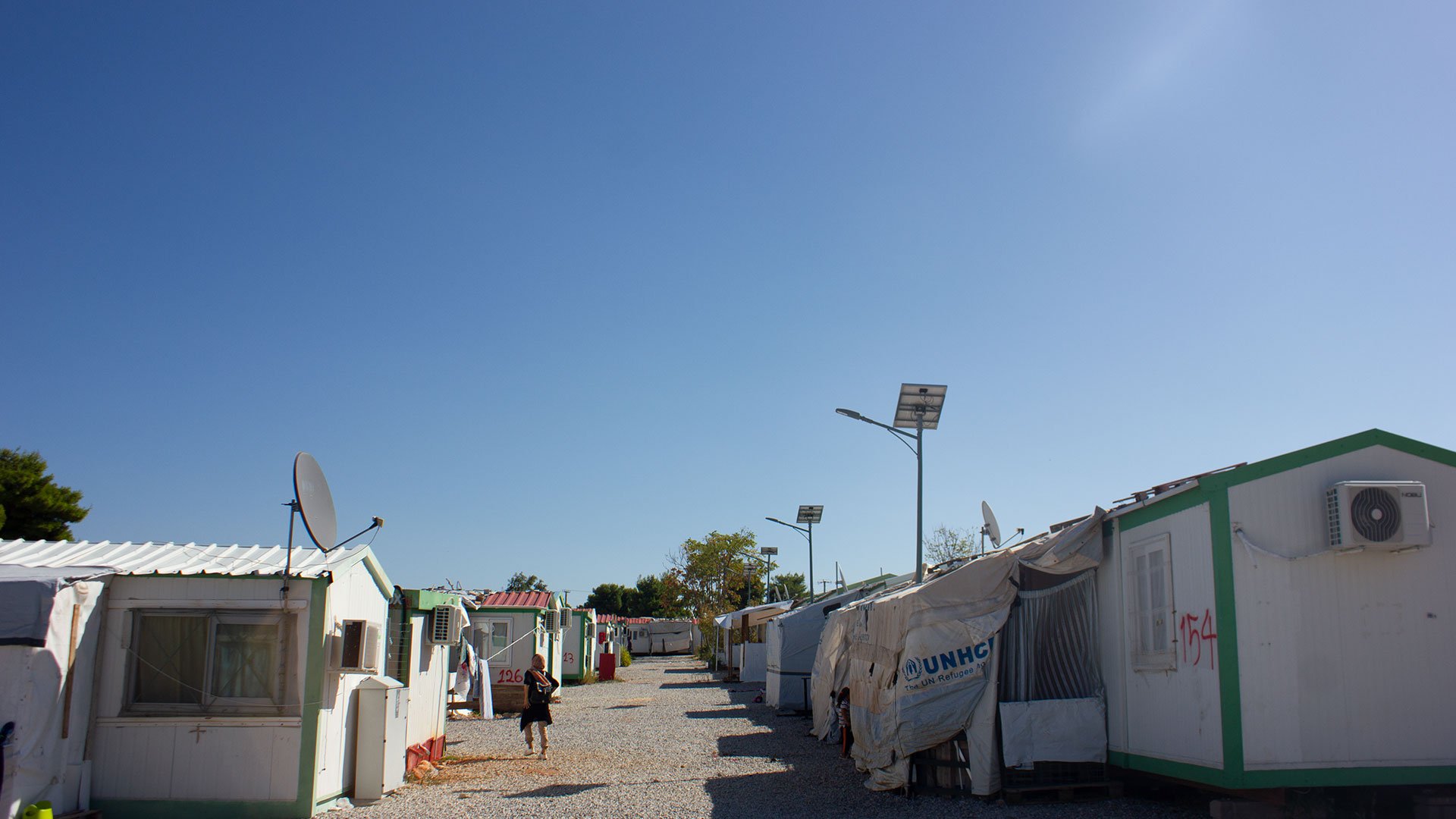 Malakasa refugee camp outside Athens Greece where a brawl in 2018 led to the death of a Syrian refugee