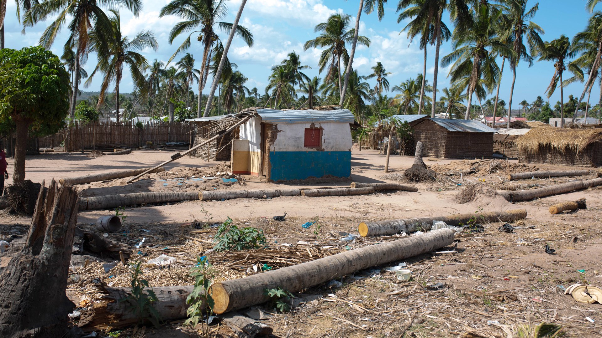 Residents are struggling to cope in the aftermath of Cyclone Kenneth, which pulled down power lines and sent trees crashing into people’s homes.