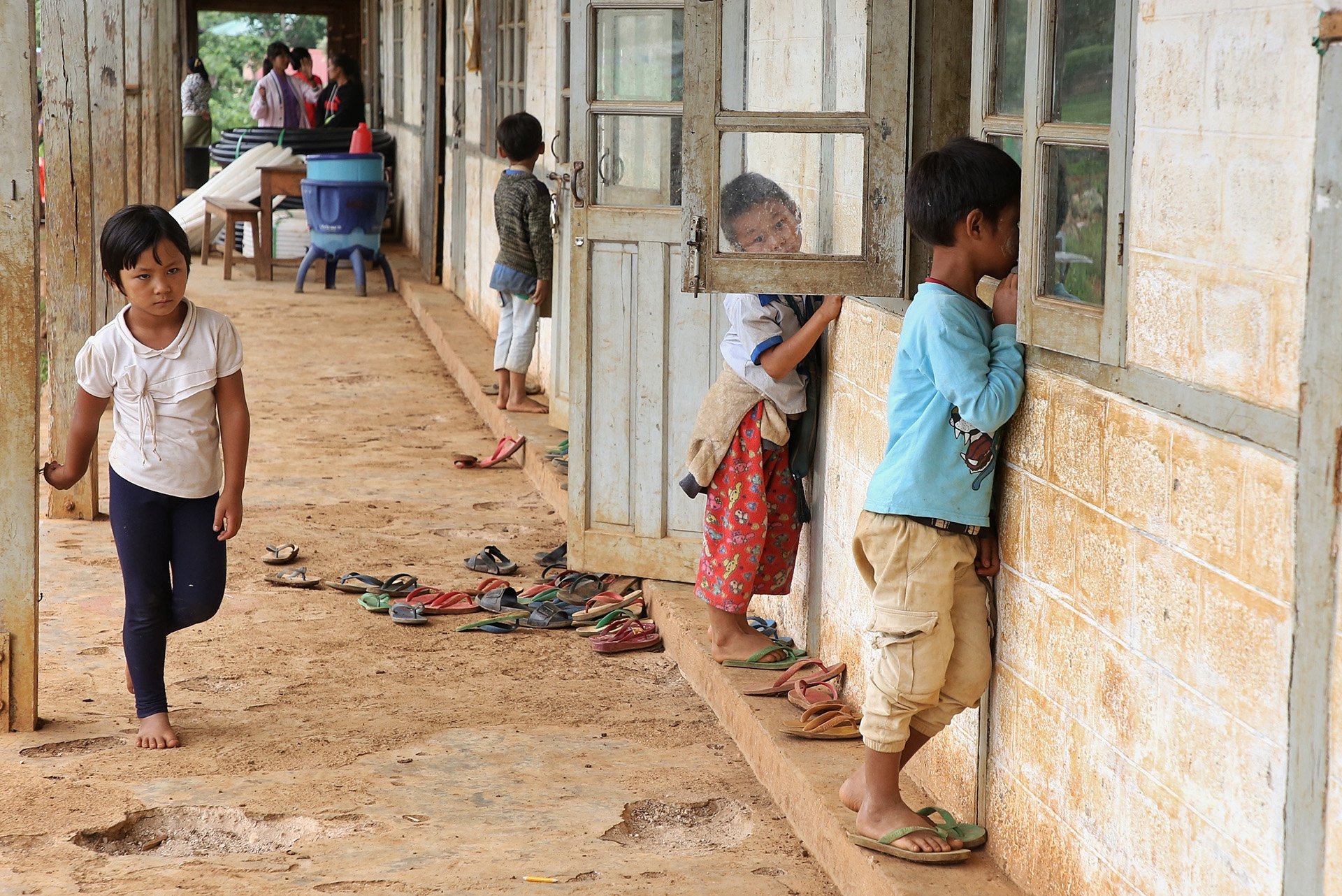 A community-run school in Demoso township, Karenni State.