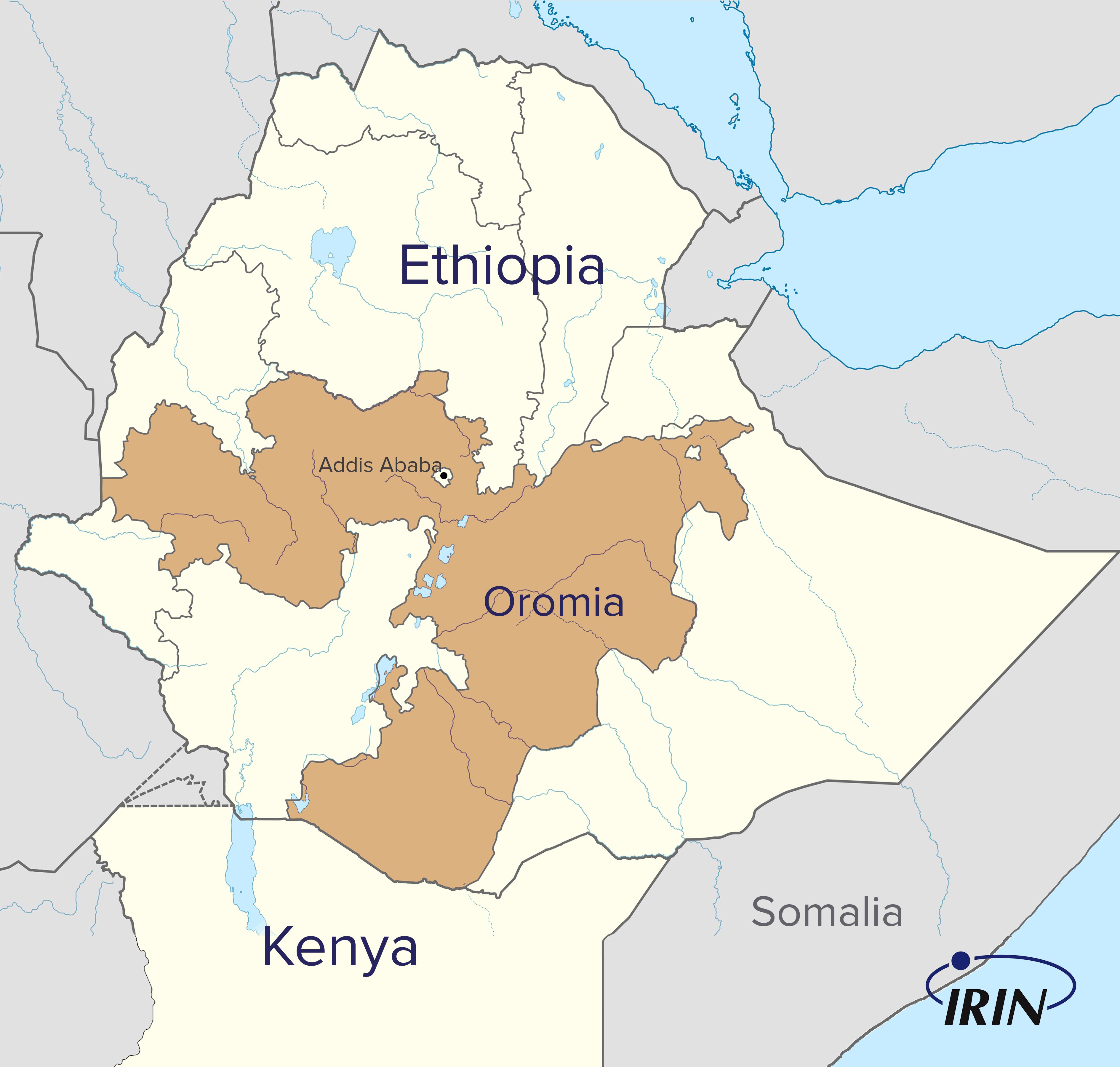 Oromia Region Map Ethiopia Oromia Region Administrative Map as Of Oromia Region Map Ethiopia Oromia Region Administrative Map as Of