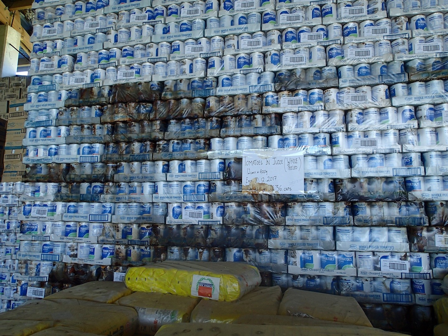 After Cyclone Pam struck Vanuatu in March 2015, the country received more than 77 large shipping containers filled with donations.