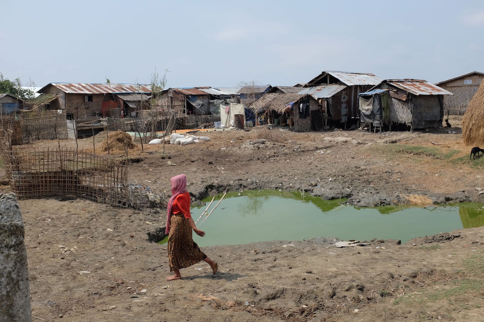 A camp in Pawktaw, Myanmar, for Rohingya displaced by violence in 2012