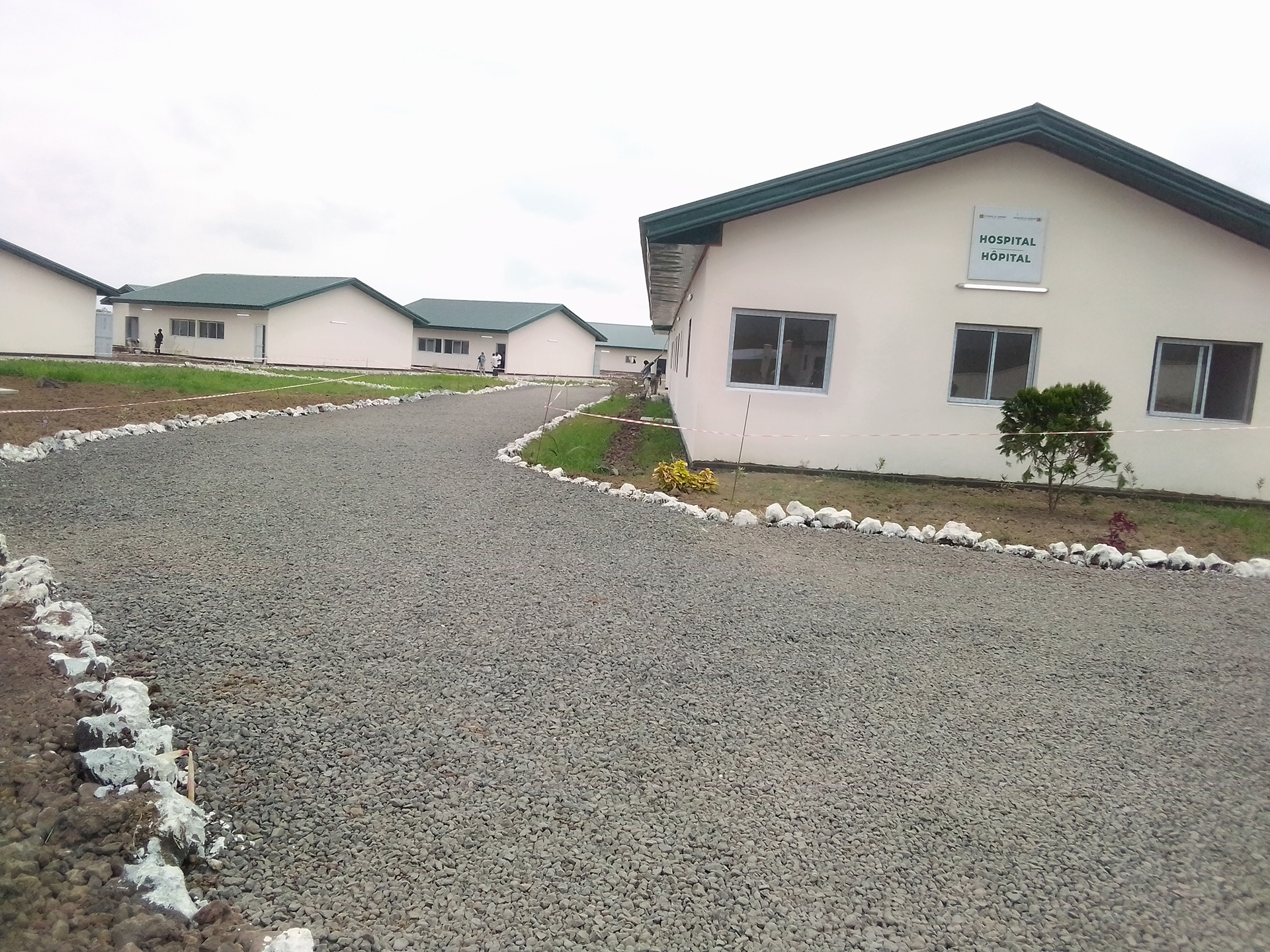 A newly constructed demobilisation and reintegration centre in Misselele, Southwest region, May 2022.