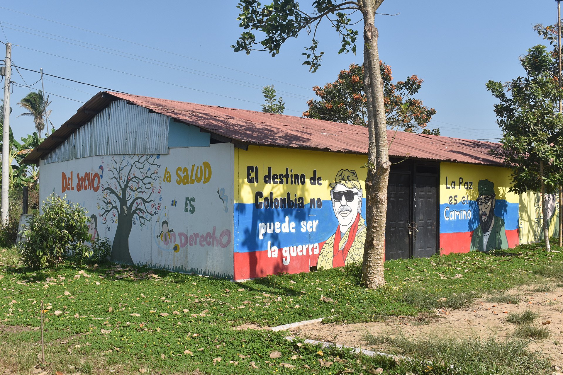 A “training and reintegration community” where former FARC rebels live and train in civilian professions in Tame, in the Arauca region, January 2022.