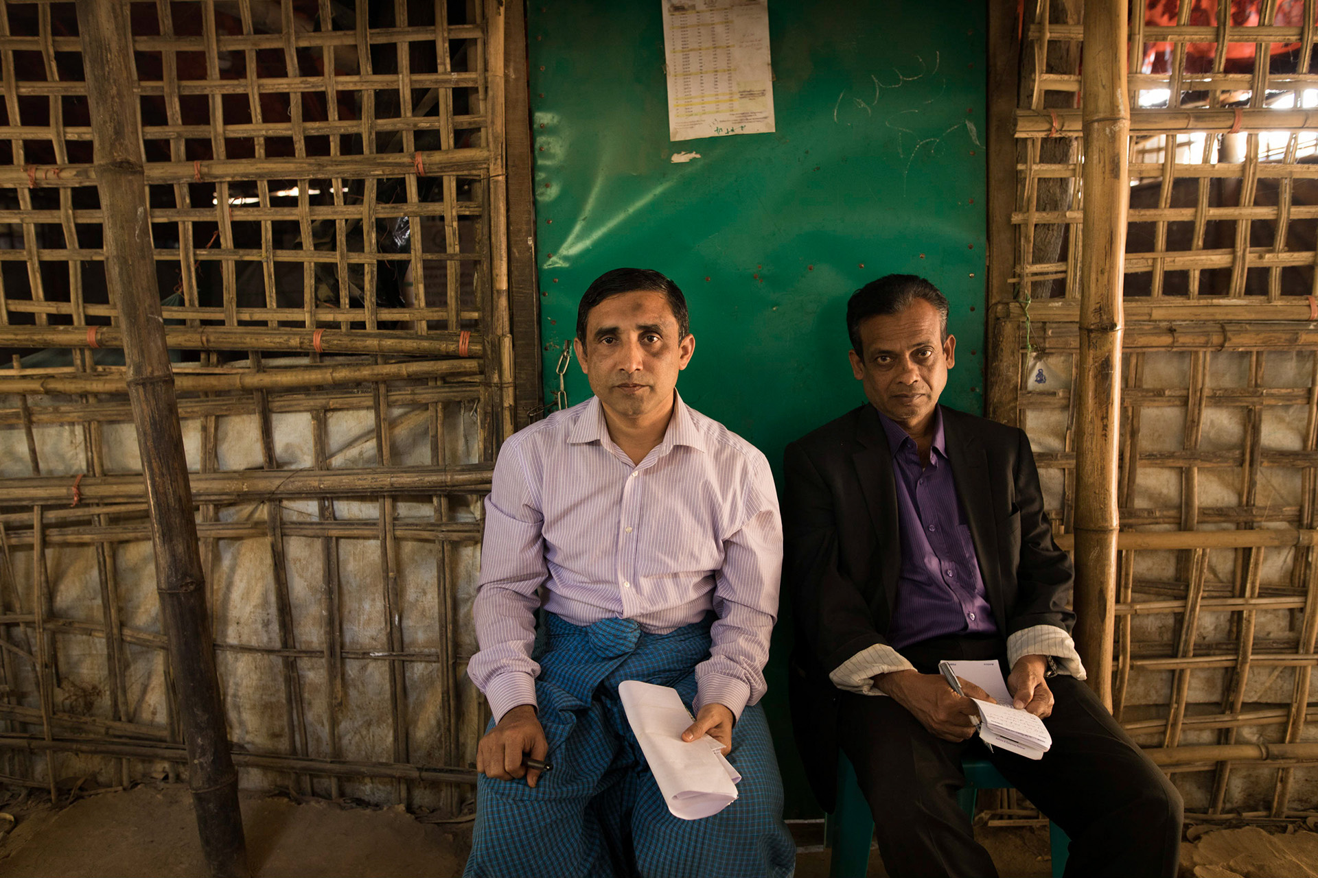 Mohib Ullah, a Rohingya leader, says refugees are grateful to local communities for giving them shelter.