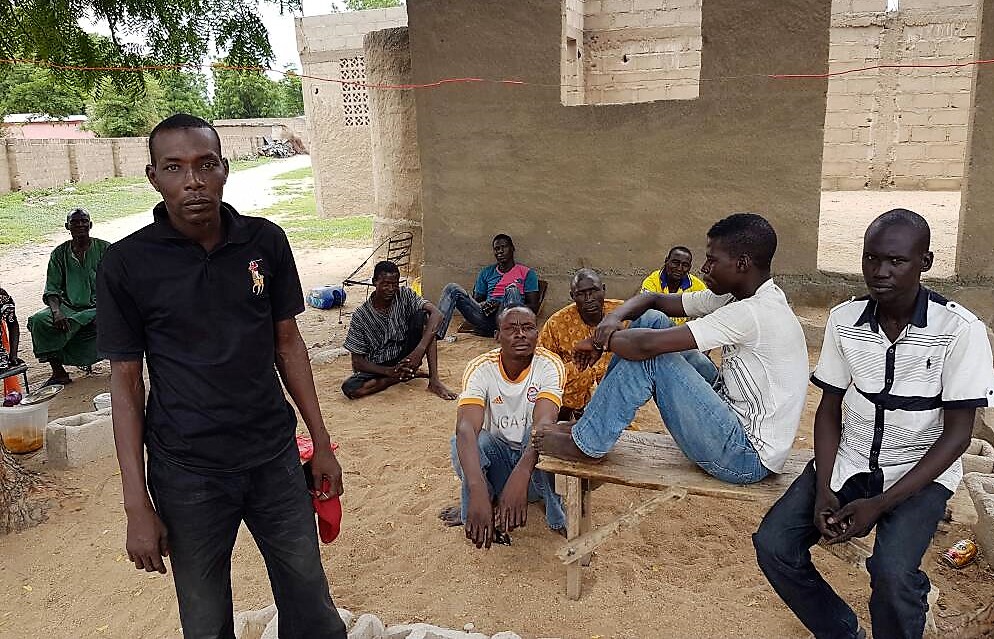 Young men in the Far North Region of Cameroon