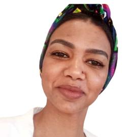 A headshot of Hanin Ahmed.
