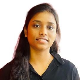 A headshot of Hamshika Krishnamoorthy.