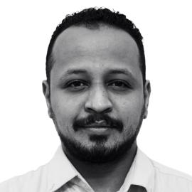 A headshot of Greeballah Mohamed.
