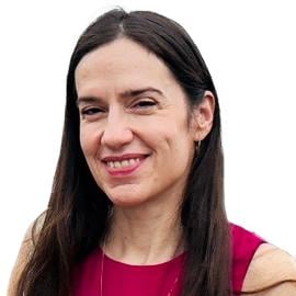 A headshot of Fabienne Hoelzel.