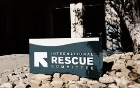Views of the outside of International Rescue Committee (IRC) office in Atlanta as seen on Nov. 29, 2022