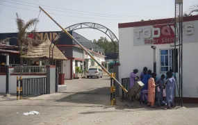 A branch of Today’s Super Store in Maiduguri where profits are down.