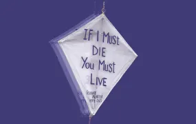 A sign reading, “If I Must Die, You Must Live”, from a pro-Palestine march in central London on 7 September 2024. The words are from a poem by Palestinian writer Refaat Alareer, who was killed by an Israeli airstrike in northern Gaza on 6 December 2023.
