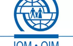 International Organization for Migration - IOM logo.