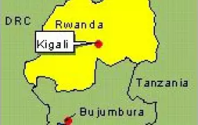 Country Map - Rwanda (Kigali)