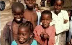 [Mali] Children in Sahel vilage.