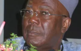 [Sierra Leone] President Alhaji Ahmad Tejan Kabbah. Freetown, Nov 2004.
