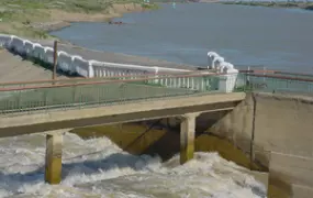 [Kazakhstan] The Syrdarya river outside the provincial capital of Kzyl-Orda.

