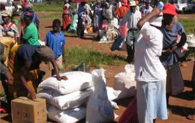 [Swaziland] More than a quarter of Swaziland's population relies on food aid.