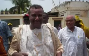 [Togo] Gilchrist Olympio, taken in Lome March 2005.