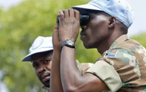 [South Africa] SA peacekeepers in Burundi. [2005]