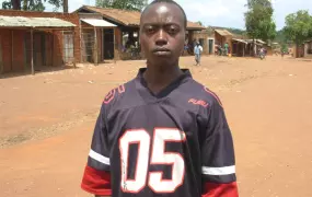 Omar Sabimana, 25, a Rwandan refugee in Burundi, was transferred to Giharo in the southeastern province of Rutana in 2006. He finds camp life stultifying and would like to work.