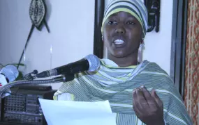 Fartun Abdi Ahmed, Community Outreach Worker/Somali Translater with GTZ, based in Nairobi’s Eastleigh area. She is also a survivor of female genital mutilation (FGM)