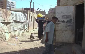 Over 17,000 people live in squalid conditions in Mahwa Aser, one of the poorest slums in Sanaa.