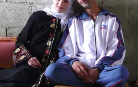 Ahmed and Liliane Hassan lost their home and wedding dowry to the conflict in Nahr al-Bared, but have returned to the camp and were at last married.