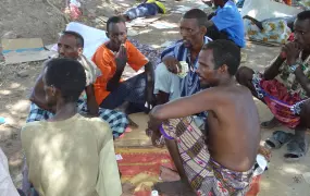 Many Somali refugees in Yemen are unemployed and depend on food assistance.