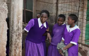 Student at Genesis Joy Primary and Secondary School.