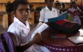 Education is a major challenge in conflicted-affected northern Sri Lanka, where thousands of children are now returning to school