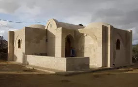 A Mud brick house in Gaza