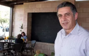 Jack Saadeh, head of Pal-Mark, one of the major hotel and restaurant supplies in the West Bank, opened a cosmopolitan new café, Jasmine, in the A-Tira section of Ramallah. 

He still faces the most difficulty distributing good internally within the Wes