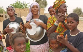 People of Diaouta, a village in the Gorgol region of Mauritania, are much happier than their neighbours