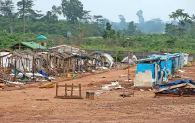 Around 5,000 IDPs who lived in the Nahibly camp fled for safety in the surrounding bushes, a local Catholic mission and town hall in the region city of Duékoué following the attack. Youths from the Malinké ethnic group backed by traditional hunters kno